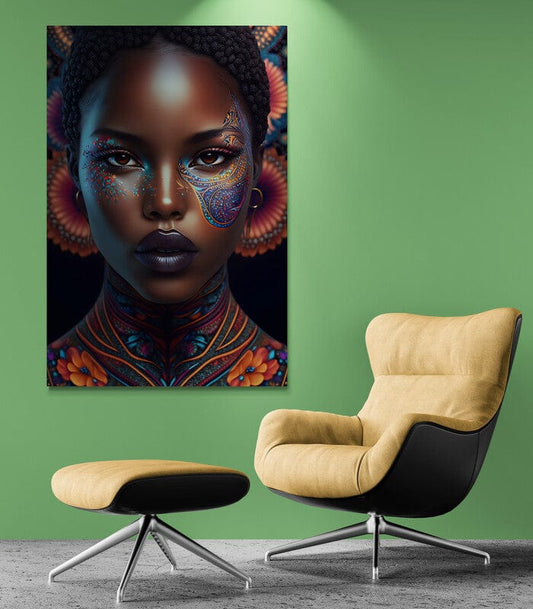 Tablou Canvas - Afro 101 Eleganta si Stil
