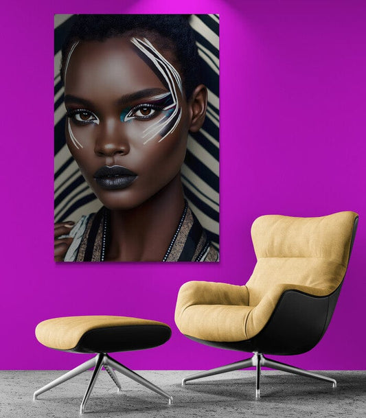 Tablou Canvas - Afro 129