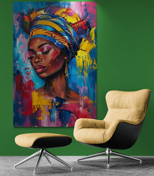 Tablou Canvas - Afro 7 Elegant