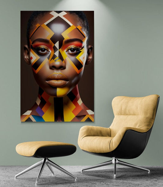 Tablou Canvas - Afro 118 Eleganta Si Rafinat
