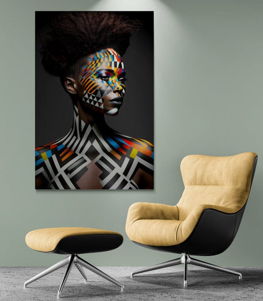 Tablou Canvas - Afro 106 Eleganta in Decor