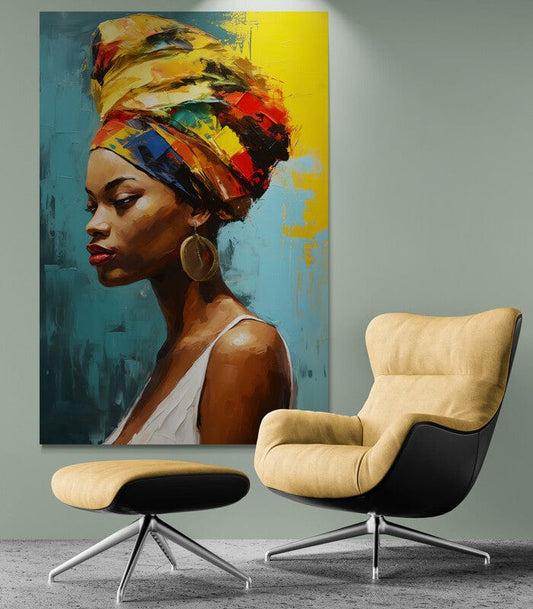 Tablou Canvas - Afro 86 Eleganta si Rafinat