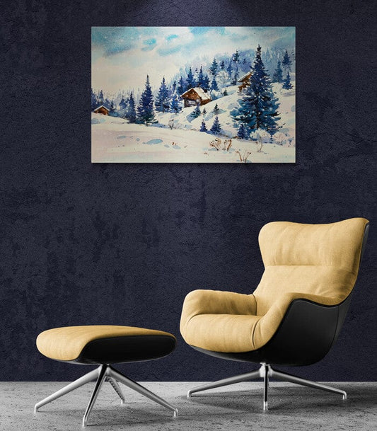 Tablou Canvas - Peisaj Abstract Iarna 7
