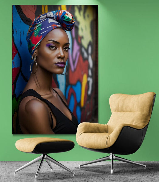 Tablou Canvas - Afro 99 Elegant