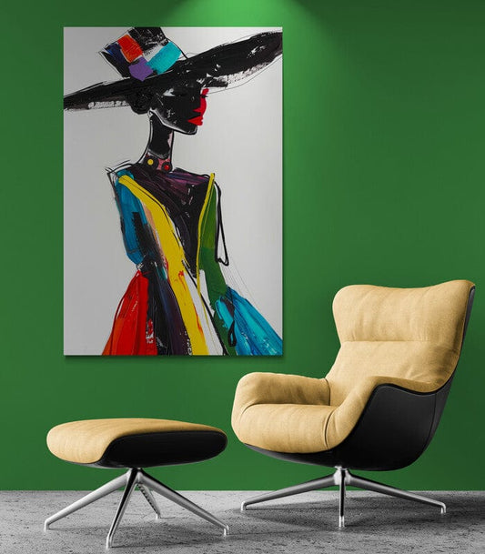 Tablou Canvas - Afro 59 Eleganta Contemporana