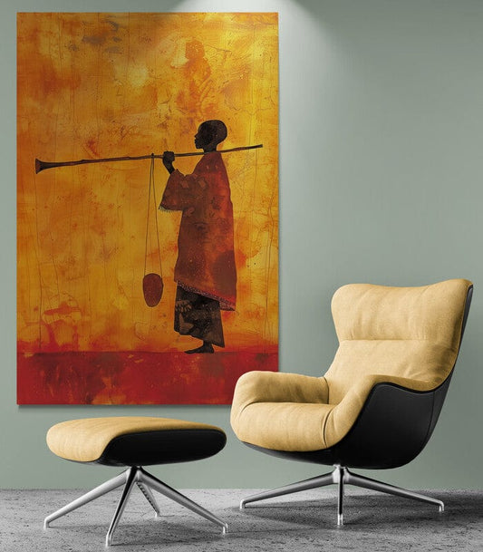 Tablou Canvas - Elegant Afro 75