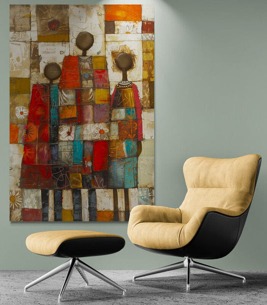 Tablou Canvas - Eleganta Rafina Afro 70