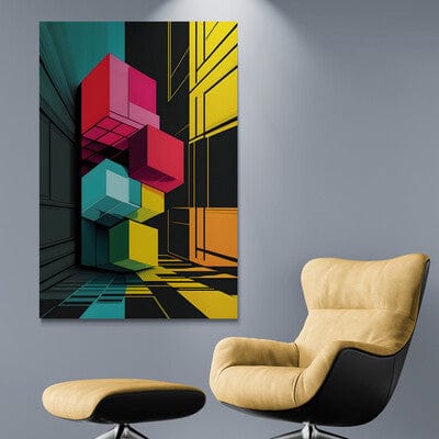 Tablou Canvas - Eleganta Abstracta 3D 113