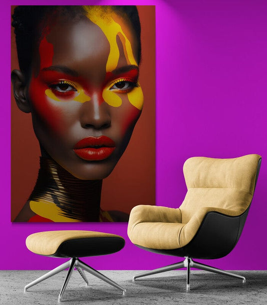 Tablou Canvas - Afro 124 Eleganta Rafinatei