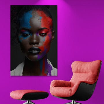 Tablou Canvas - Afro 103 Eleganta