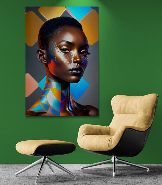 Tablou Canvas - Afro 139 Elegant Contemporary