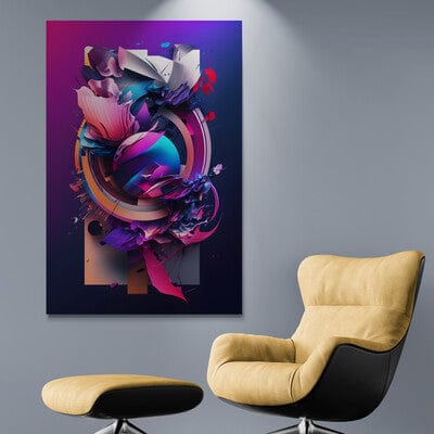 Tablou Canvas - Eleganta Moderna Abstract 3D 110