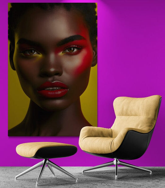 Tablou Canvas - Afro 122 Eleganta Suprema