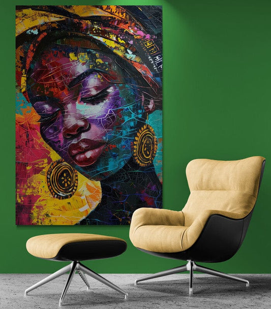 Tablou Canvas - Afro 43 Elegant si Modern pentru Interior