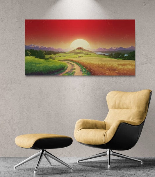 Tablou Canvas - Rasarit Abstract Elegant