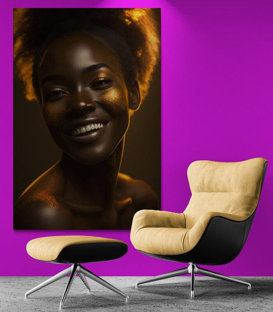 Tablou Canvas - Afro 126 Eleganta Rafinatei