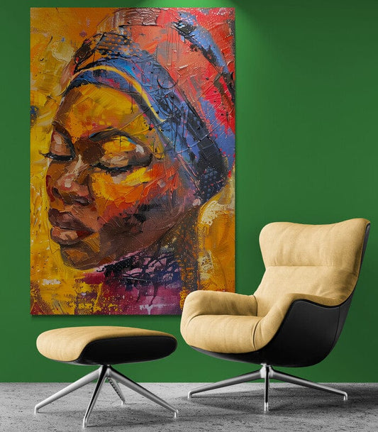 Tablou Canvas - Afro 41 Eleganta Absoluta