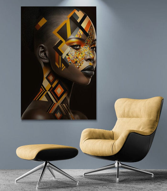 Tablou Canvas - Afro 128 Eleganta si Rafinamant