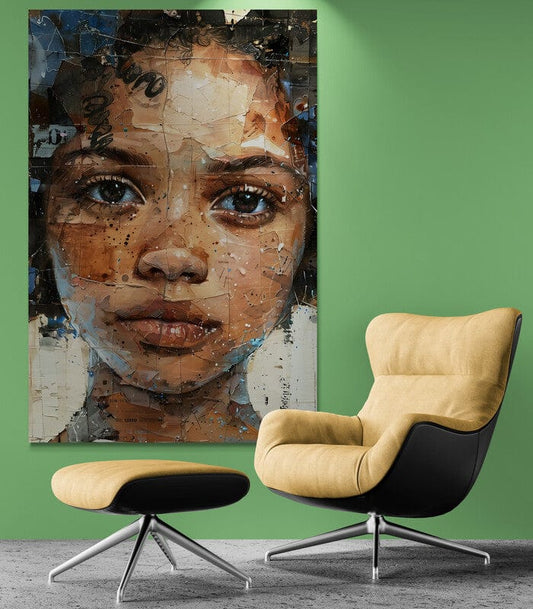 Tablou Canvas - Afro 16 Eleganta Naturii