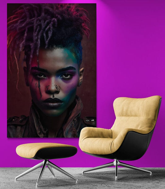 Tablou Canvas - Afro 111 Eleganta Contemporana