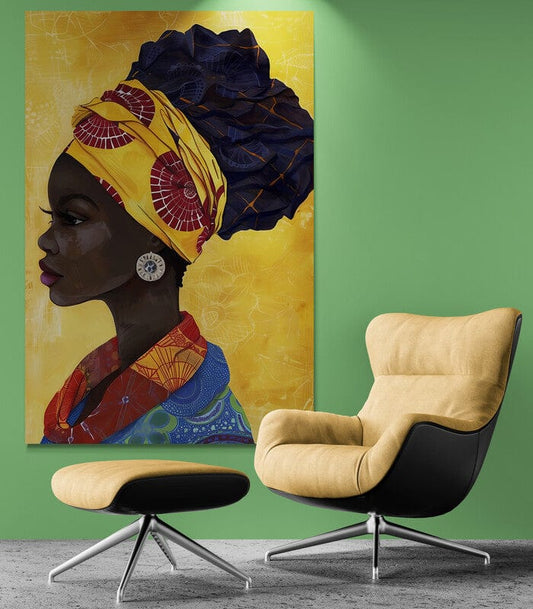 Tablou Canvas - Afro 6 Elegant