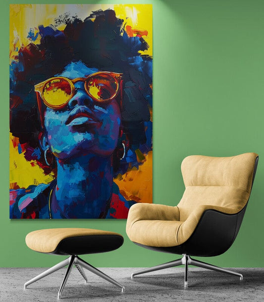 Tablou Canvas - Afro 15 Elegant