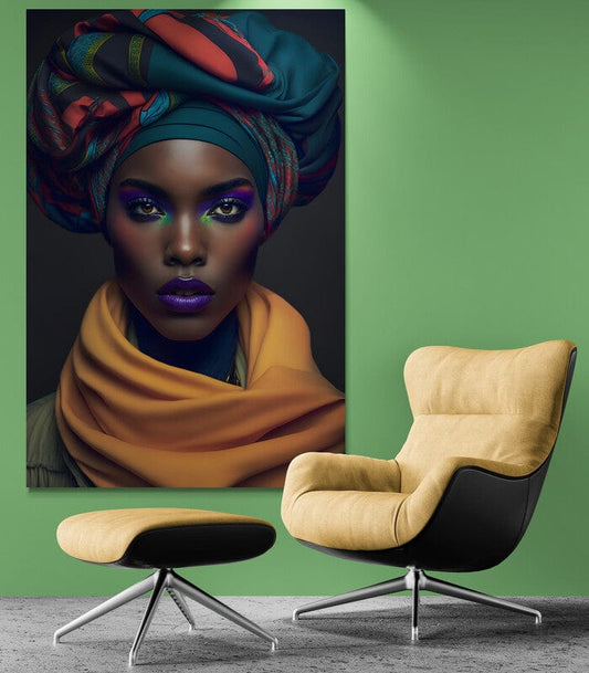 Tablou Canvas - Afro 133