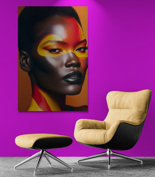 Tablou Canvas - Afro 141 Eleganta Contemporana