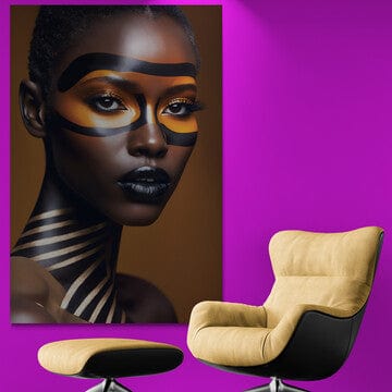 Tablou Canvas - Afro 109 Eleganta Contemporana