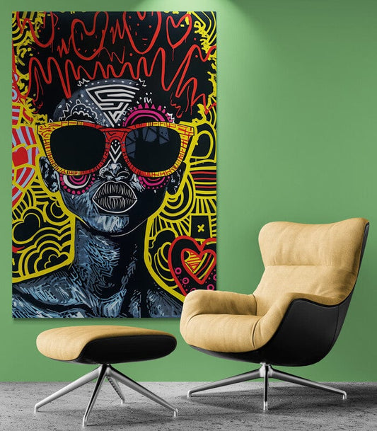 Tablou Canvas - Afro 143 Elegant si Modern