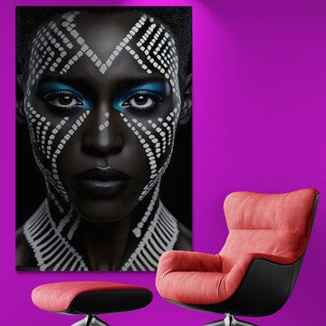 Tablou Canvas - Elegant Afro 120