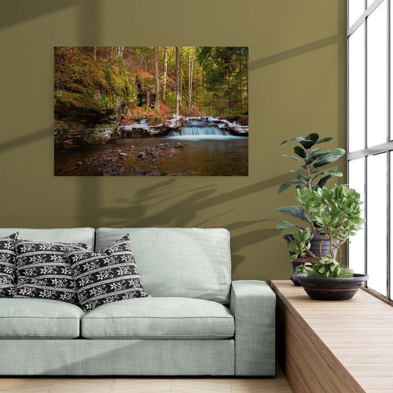 Tablou pe sticla - Intalnirea anotimpurilor