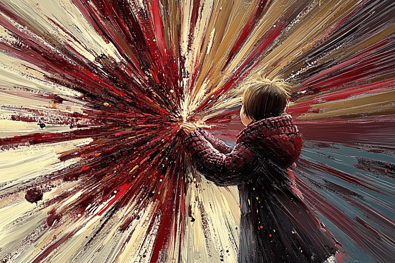 Tablou Canvas - Copil spre Univers