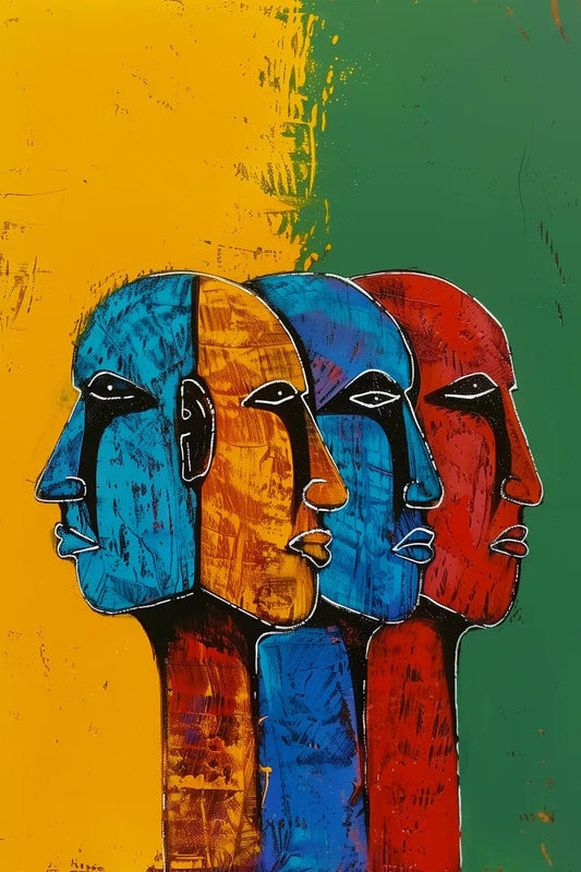 Tablou Canvas - Afro 74 Eleganta si Stil