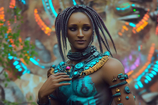 Tablou Canvas - Regina din Spatiu