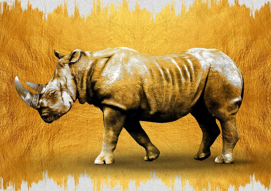 Tablou Canvas - Eleganta Aurie si Neagra 32