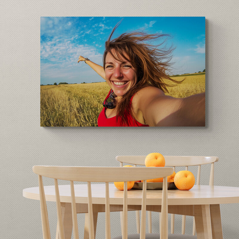 Tablou personalizat cu poza ta, tip peisaj (landscape)