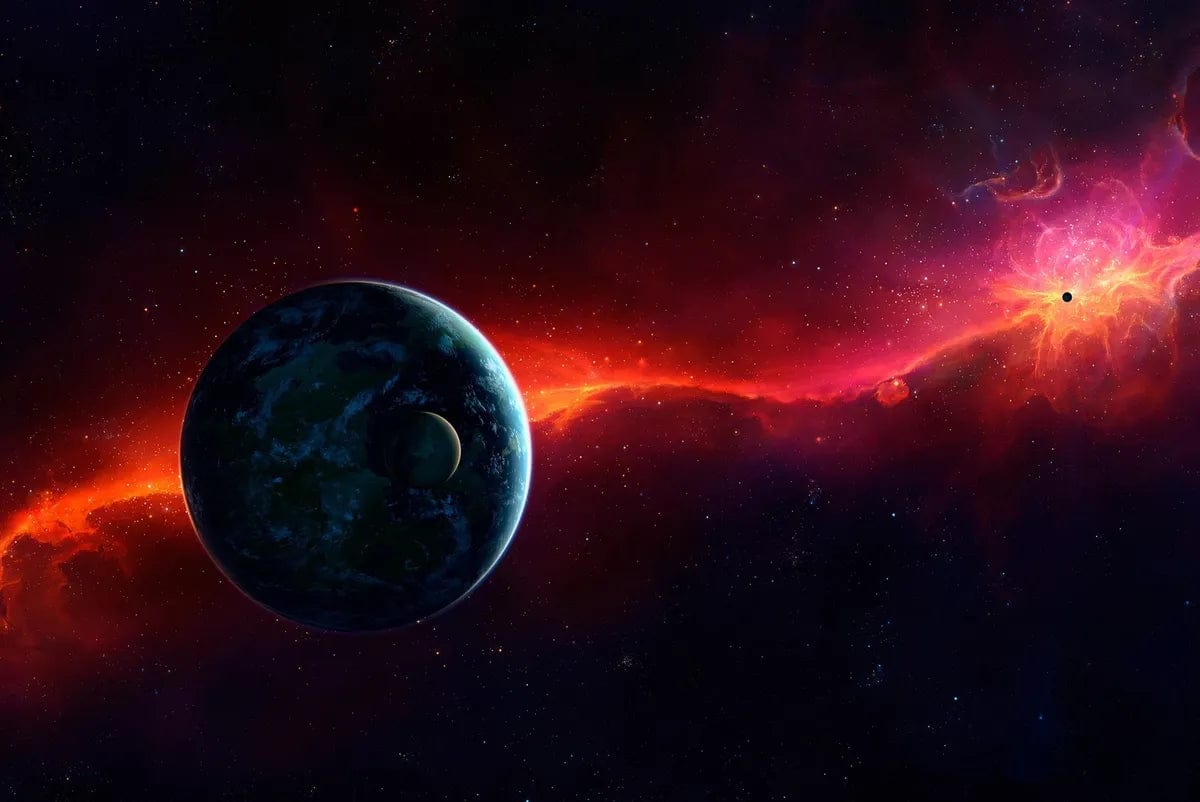 Tablou Canvas - Univers Insangerat