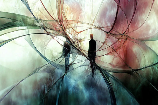 Tablou Canvas - Pierduti in retea