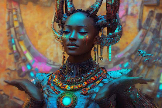 Tablou Canvas - Regina de pe Luna