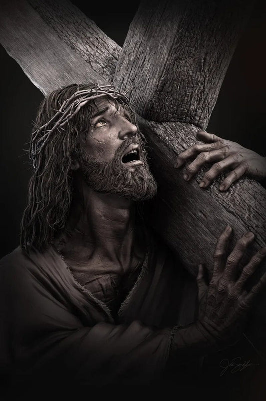 Tablou Canvas - Isus Cara Crucea