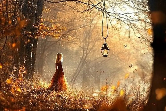 Tablou Canvas - Pierduta in padure