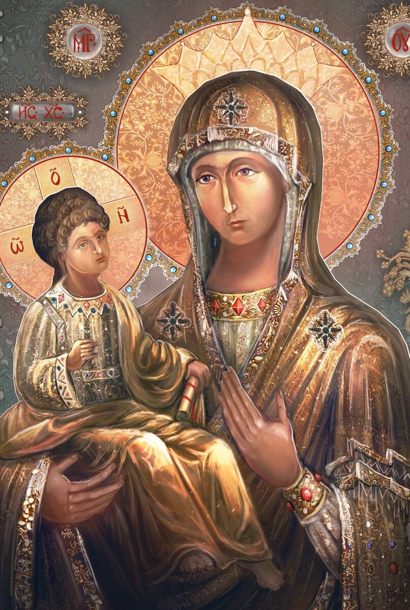 Tablou Canvas - Maria mama lui Hristos