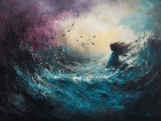 Tablou Canvas - Fantoma in Furtuna