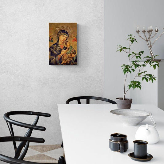 Icoana pe panza - Maica Domnului cu pruncul - Cameradevis.ro