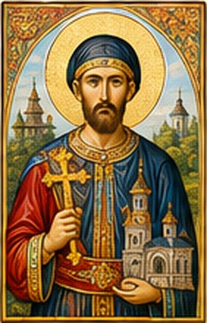 Icoana - Sfantul Dimitrie cel Nou Basarabov