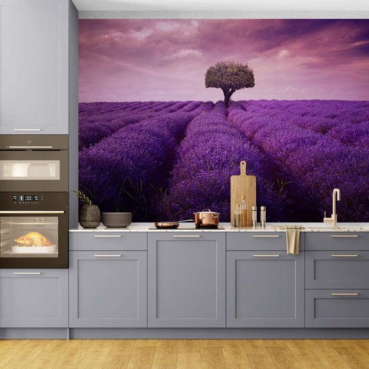 Tapet textil 1,5 X 2 m "Camp de lavanda"