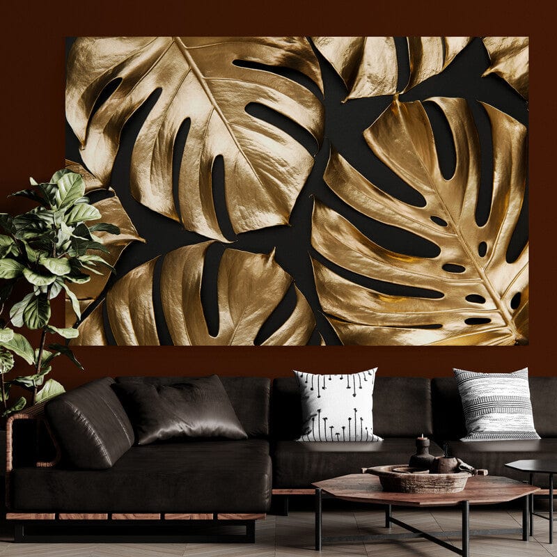 Tapet textil 1,5 X 2 m "Frunzele aurii"