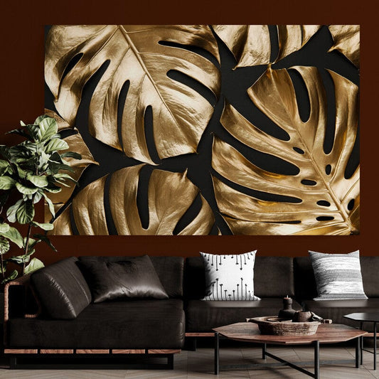 Tapet textil 1,5 X 2 m "Frunzele aurii"