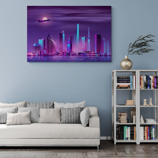 Tablou Canvas - Peisaj citadin abstract 7